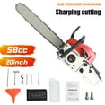 thumbnail image 1 of Thehsnt 1 Set Gas Chain Saw High Power Multifunction 58 Cubic Centimeter Rust Resistant Wood Chainsaw for Wood Cutting, 1 of 8