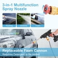 thumbnail image 1 of Thehsnt 24V Cordless Pressure Washer - Battery-Powered w/ Copper Motor & Multi-Nozzle Kit for Car Cleaning, 1 of 11