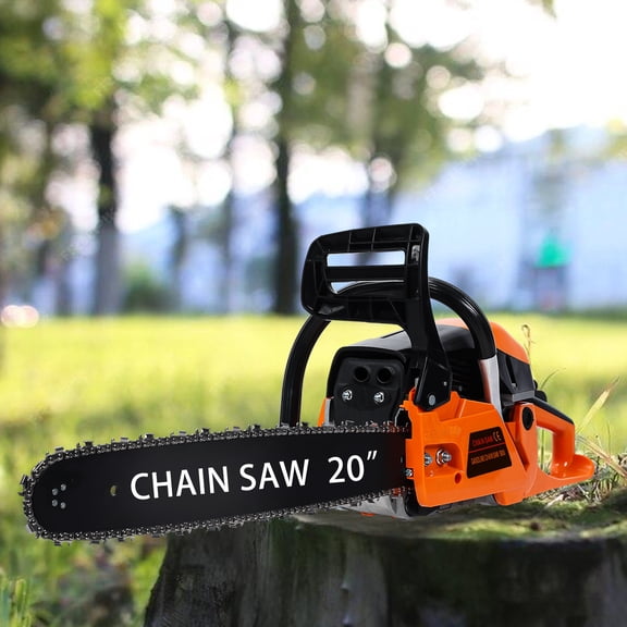 Thehsnt 58CC 20" Gas Chainsaw - 2-Cycle Professional Wood Cutting & Tree Trimming Tool