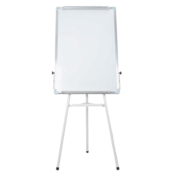 Thehsnt Adjustable Tripod Whiteboard - Foldable & Magnetic, with Paper Clamp & Pen Holder
