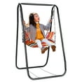 thumbnail image 1 of Thehsnt Heavy-Duty Hammock Chair with Stand - 440lb Capacity for Indoor & Outdoor Use, Steel Frame, 1 of 10