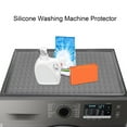 thumbnail image 1 of Thehsnt Silicone Washer Dryer Cover Waterproof Dustproof Top Load Washing Machine Protective Pad Stain-Resistant Silicone Easy to Clean Protector Mat for Laundry, 1 of 9