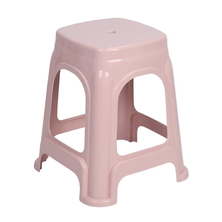 Thehsnt Stackable Classroom Stools, Plastic Teacher Chair, Indoor Outdoor Flexible Seating Decorative Stools, Round Classroom Chairs for Home Office School (2Pcs Pink, 2Pcs Light Blue, 2Pcs Khaki)