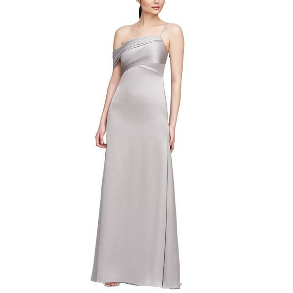 Theia womens  Alaina One-Shoulder Gown, 6