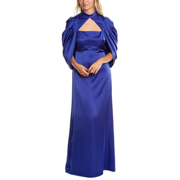 Theia womens Carrie Gown, 0, Blue