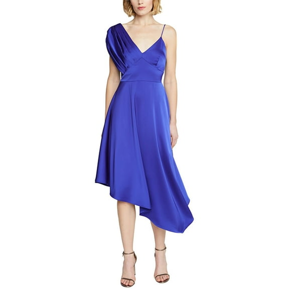 Theia womens  Elsie Handkerchief Hem Dress, 4