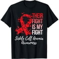 thumbnail image 1 of Their Fight Is My Fight Sickle Cell Anemia Awareness T-Shirt, 1 of 4