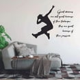 thumbnail image 1 of Their Passion Ballet Ballerina Motivation Quote Wall Sticker Art Decal for Girls Boys Room Bedroom Outdoor Sports Garage House Fun Home Decor Stickers Wall Art Vinyl Decoration Size (20x20 inch), 1 of 3