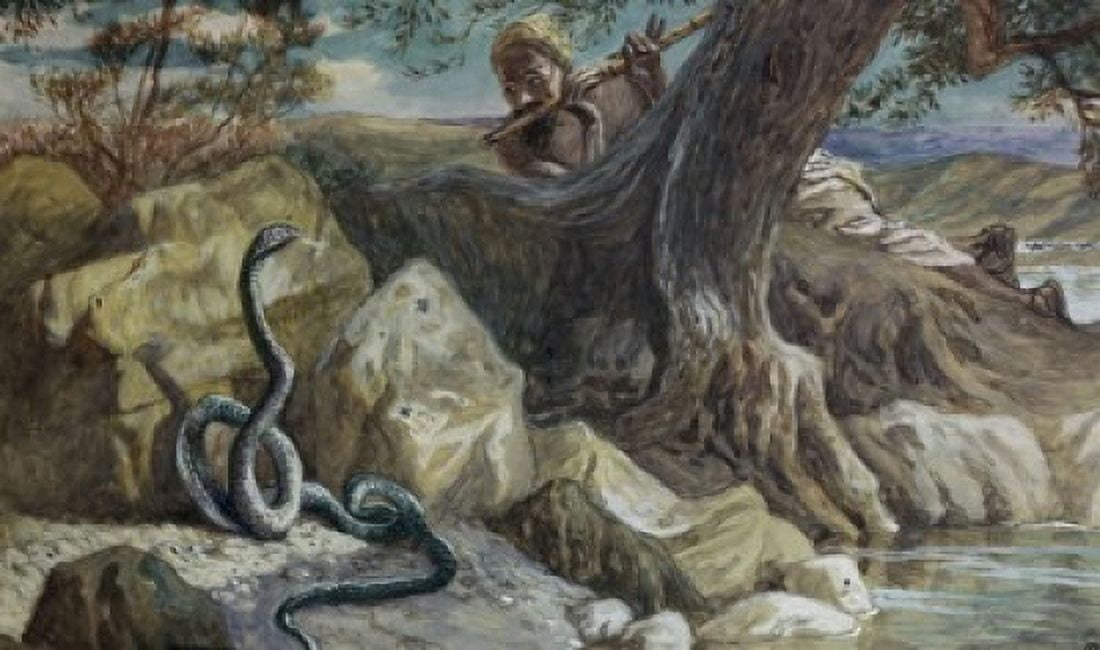 Their Poison is Like the Poison of a Serpent James J Tissot (1836-1902French) Jewish Museum New York Canvas Art - James Tissot (18 x 24)