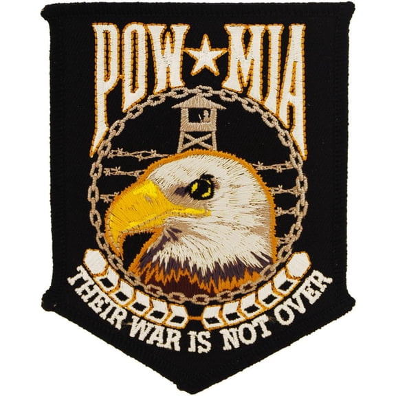 Eagle Emblems PM1366 Patch - Pow Mia, Their War - 4.23 in.