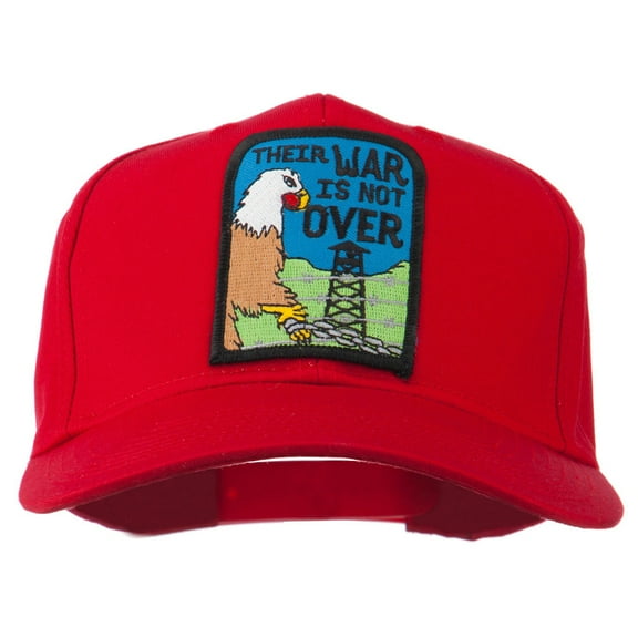 Their War Not Over Military Patch Cap - Red OSFM