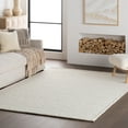 thumbnail image 1 of nuLOOM Thellia Textured Flatweave Shag Rug, 5' x 8', Thellia Beige, 1 of 8