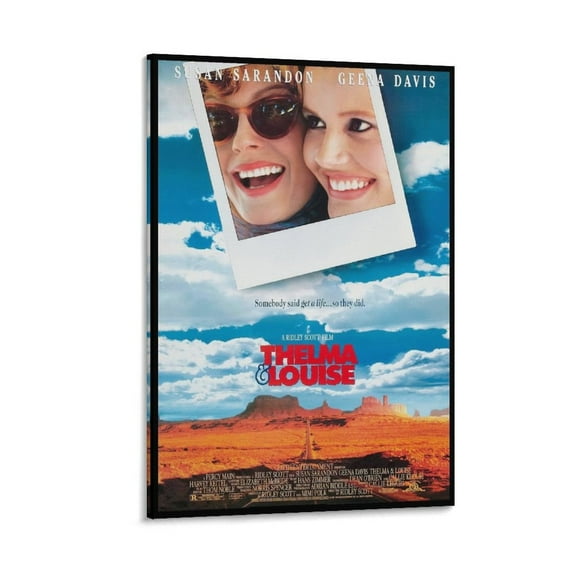 Thelma & Louise Movie Poster Picture Print Canvas Poster Wall Paint Art Posters Decor Modern Home Artworks Gift 12x18inch(30x45cm)