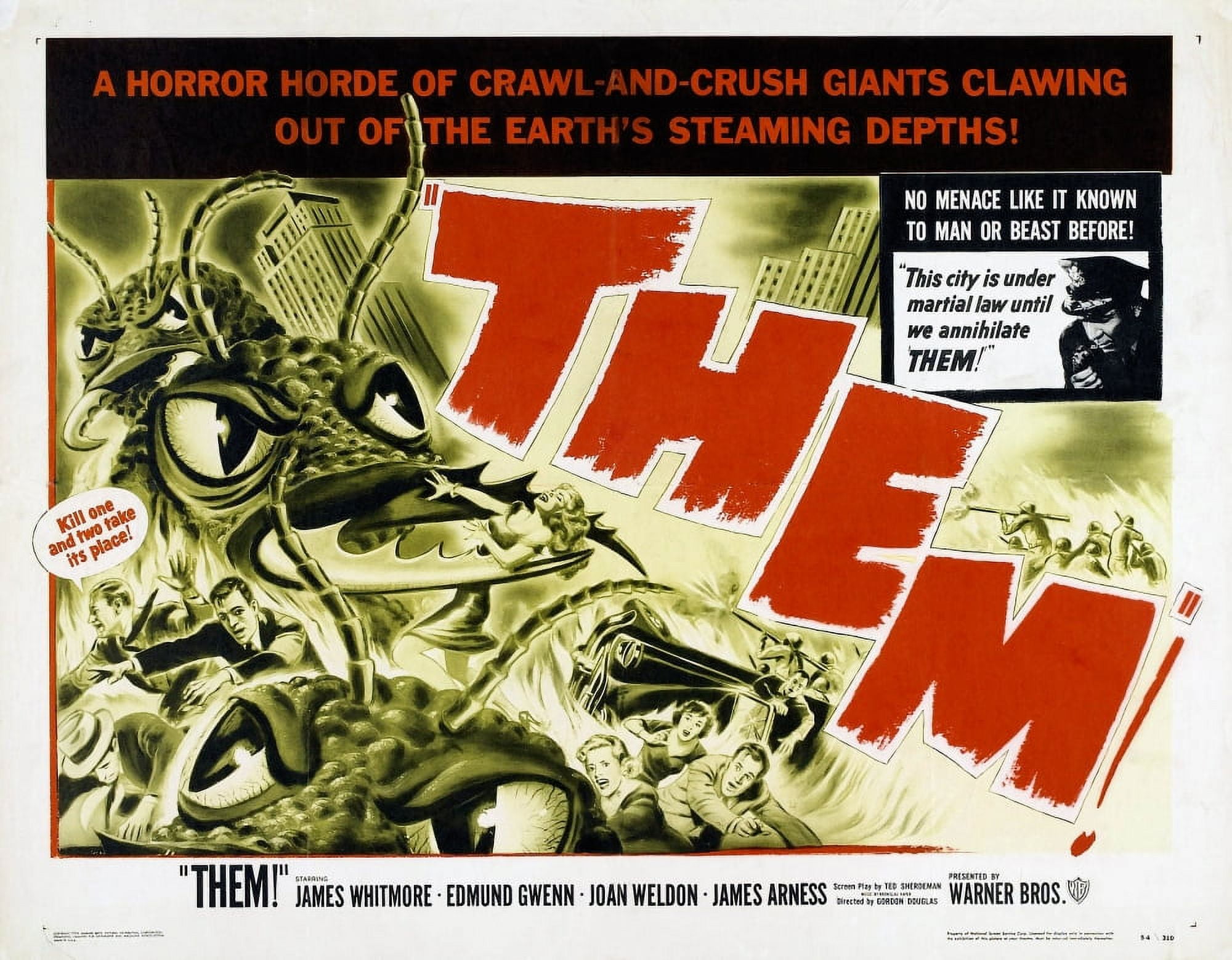 Them! U.S. Poster 1954 Movie Poster Masterprint (28 x 22)