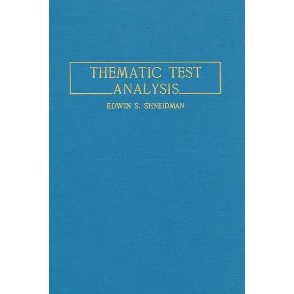 Thematic Test Analysis, (Paperback)