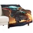 thumbnail image 1 of Theme Anti-Pilling Flannel Blanket Soft Lightweight Plush Fuzzy Cozy Luxury Blanket for Home and Kitchen Use – Perfect for Kids and Adults 40"*60"(100cm*150cm), 1 of 6