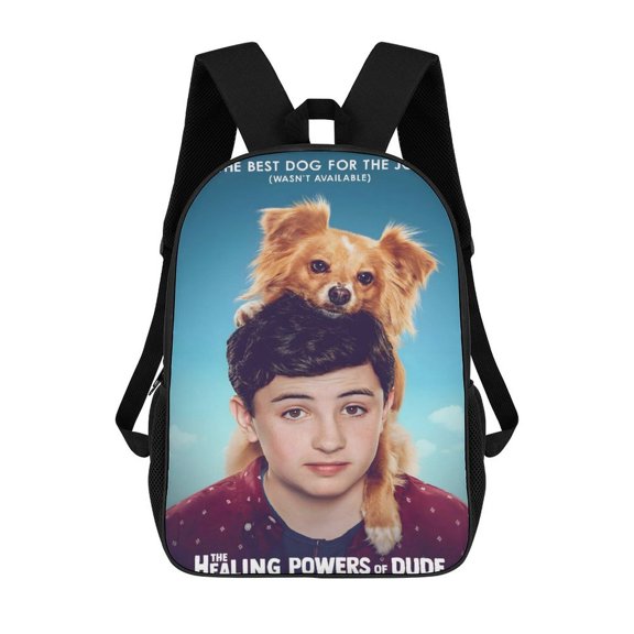 Theme Backpack, Campus style schoolbag Bookbag with Adjustable Shoulder Straps And Large Zip Compartment, Unisex Travel Bags.17