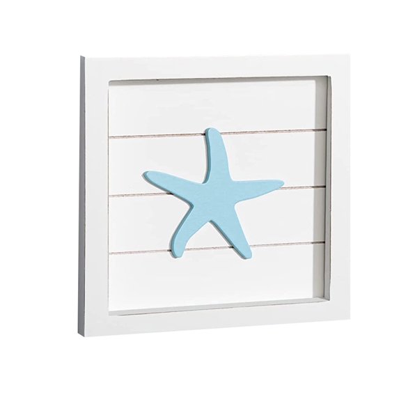Theme Beach Wall Coastal 3D Wall Art With Sand And Coral Seashell Beach Decorations For Home Third Ornament Elegant Ornament Girls Ornament Bulb Decorations Random Ornament Assortment Ornament