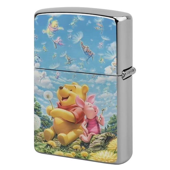 Theme Copper Metal Lighter Shell, Premium Replacement Refillable Lighter Case with Durable Metal Construction, Compatible with Zippo and Most Standard Lighter Models