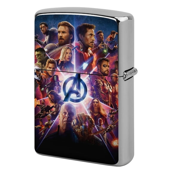 Theme Copper Metal Lighter Shell, Premium Replacement Refillable Lighter Case with Durable Metal Construction, Compatible with Zippo and Most Standard Lighter Models