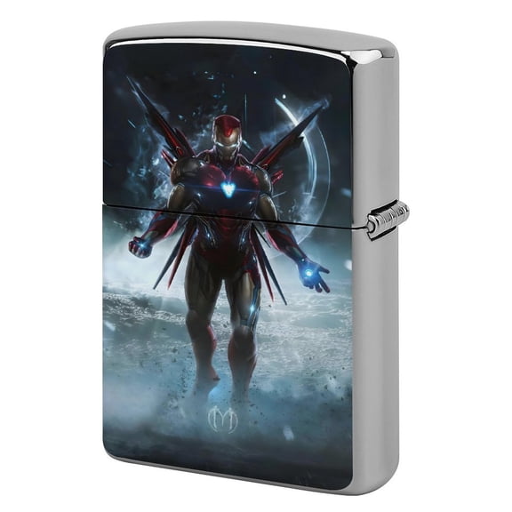 Theme Copper Metal Lighter Shell, Premium Replacement Refillable Lighter Case with Durable Metal Construction, Compatible with Zippo and Most Standard Lighter Models