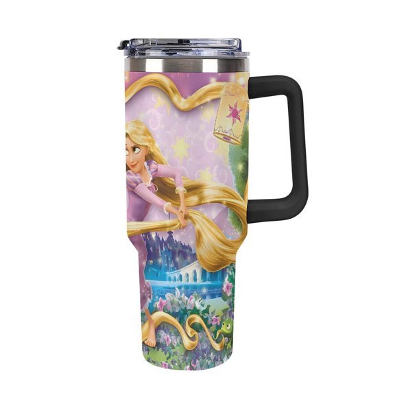 Theme Insulated Stainless Steel Tumbler with Handle Gifts For Family Friends Fans and Straw Fits in Standard Cup Holder 40 OZ