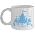 thumbnail image 1 of Theme Park 11 oz Coffee Mug - Home With Castles White Ceramic Gift, 1 of 4