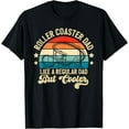 thumbnail image 1 of Theme Park Father Amusement Park Roller Coaster Dad T-Shirt, 1 of 4