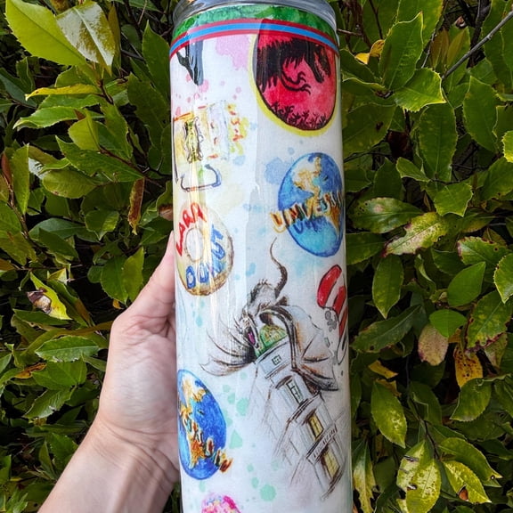 Theme Park Tumbler: Rides & Characters Fabric 20 oz