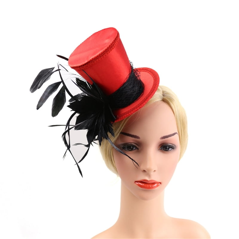 Theme Party Fascinator Hat for HorseRacing Lady Tea Party Wedding Derby ...