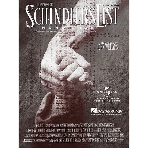 Theme from Schindler's List (Paperback)