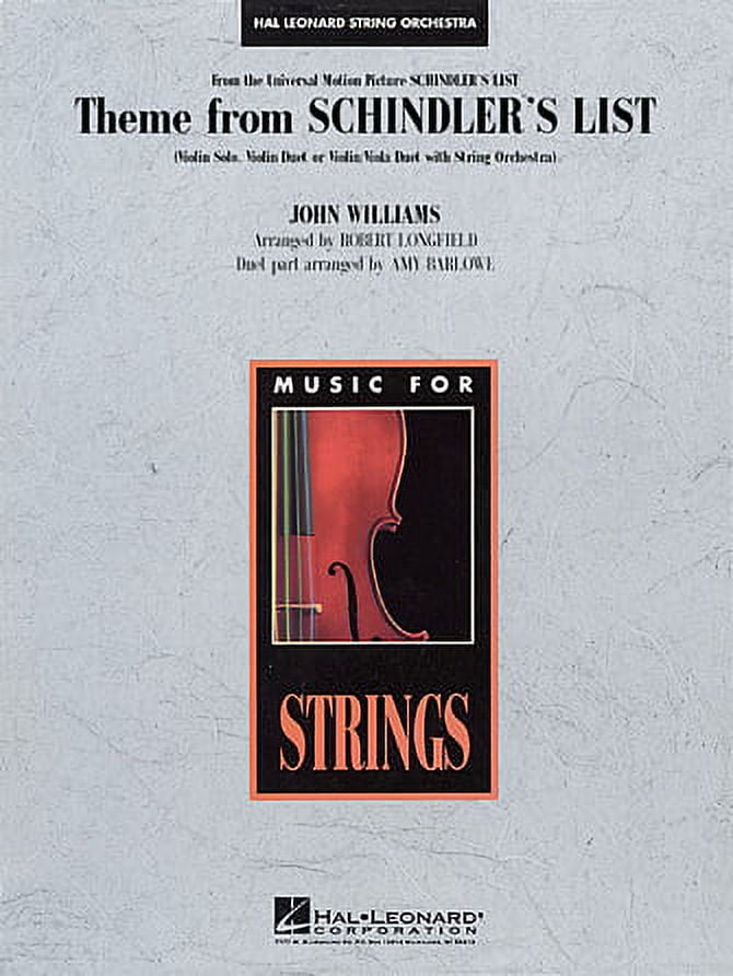 Theme from Schindler's List for Violin Solo, Violin Duet, or Violin/Viola Duet ( (Sheet Music