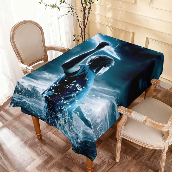 Theme square tablecloth has an iconic print, fits most tables, and is easy to care for perfect gifts for fans friends and family55" x 71"140*180cm