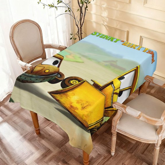 Theme square tablecloth has an iconic print, fits most tables, and is easy to care for perfect gifts for fans friends and family55" x 71"140*180cm