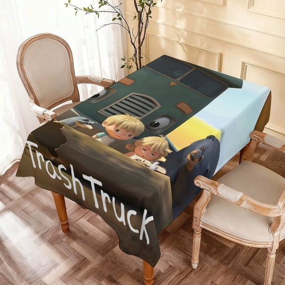 Theme square tablecloth has an iconic print, fits most tables, and is easy to care for perfect gifts for fans friends and family55" x 71"140*180cm
