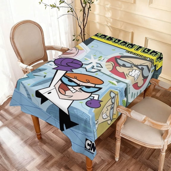 Theme square tablecloth has an iconic print, fits most tables, and is easy to care for perfect gifts for fans friends and family55" x 71"140*180cm