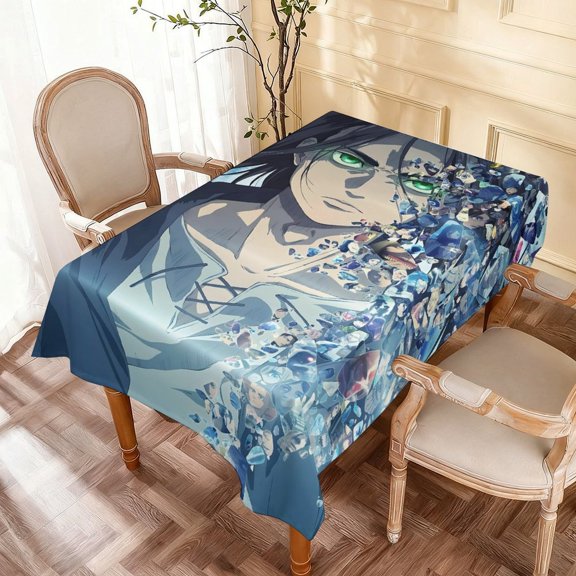 Theme square tablecloth has an iconic print, fits most tables, and is easy to care for perfect gifts for fans friends and family55" x 71"140*180cm