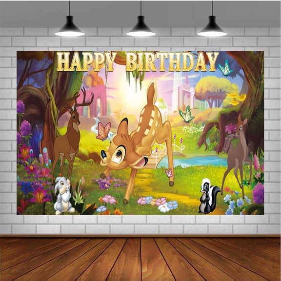 Themed Birthday Backdrop Banner - Hanging Wall Decor Tapestry for Party Celebrations