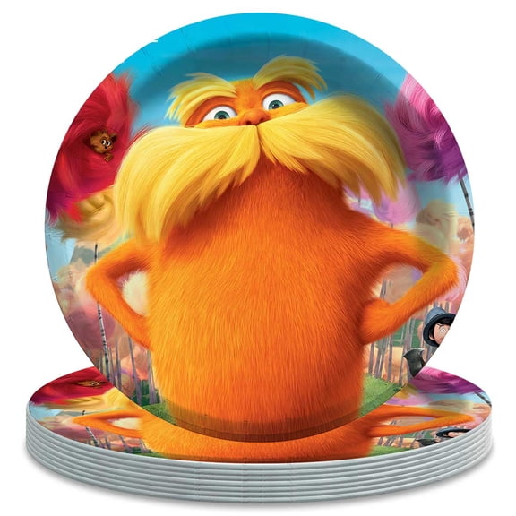 Themed Birthday Disposable Tableware - 7 Inch Paper Plates Party Supply Decorations
