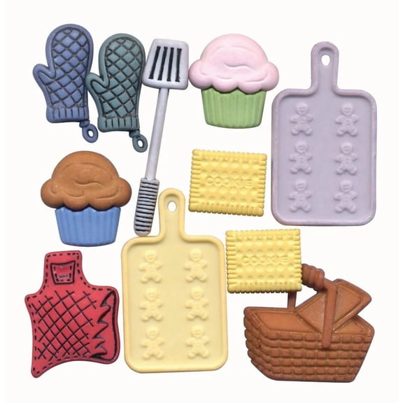 Themed Button Pack Baking
