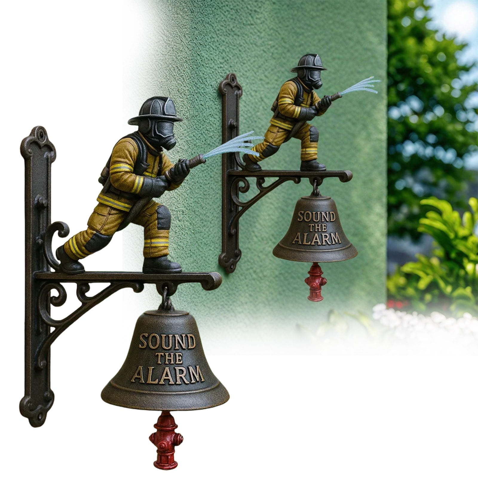 Themed Decorative Doorbell Hanger with Unique Design for Front Door Entryway Hanging Ornament for Home and Garden