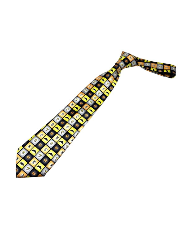 Themed Dress-Up Tie for Adults, Halloween Necktie, Polyester Party Accessory, Holiday Costume Accent, Fall Wear