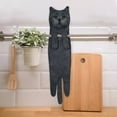 thumbnail image 1 of Themed Funny Hand Towels for Bathroom Kitchen - Cute Decorative Cat Towel Hanging Terry Cloth Face Towels Absorption - Mothers Day Christmas House Warming Birthday Gifts for Women Cat Lovers, 1 of 8