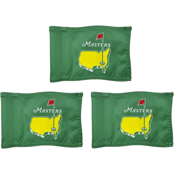 Themed Golf Flag Mini, 8x6 Inch, Double-Sided Silk-Screened, Fade-Resistant 420D Nylon, Ideal for Backyard Practice Putting Green