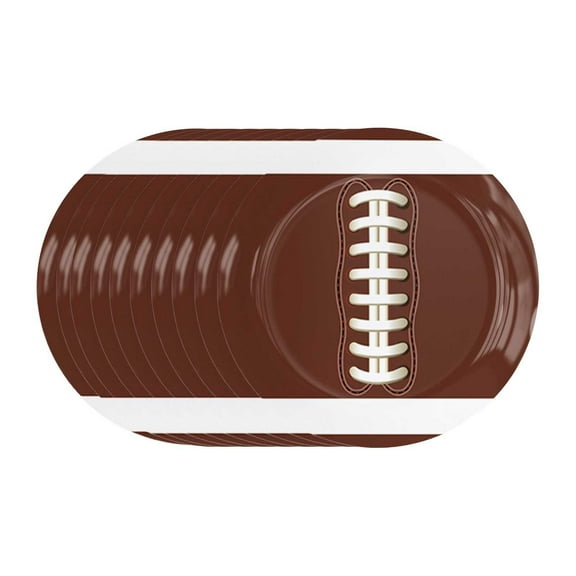 Themed Kids' Birthday Party Tableware Set - Football Plates Napkins and Tablecloth for Celebrations 10PCS