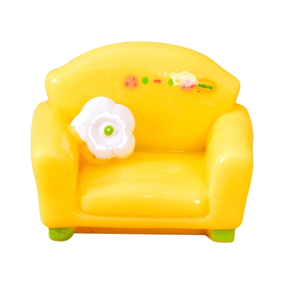 Themed Miniature Furniture Set Realistic Bedroom And Living Room Scene Accessories Resin Dollhouse Miniature Decorations Diy Craft, Small Ornament *1