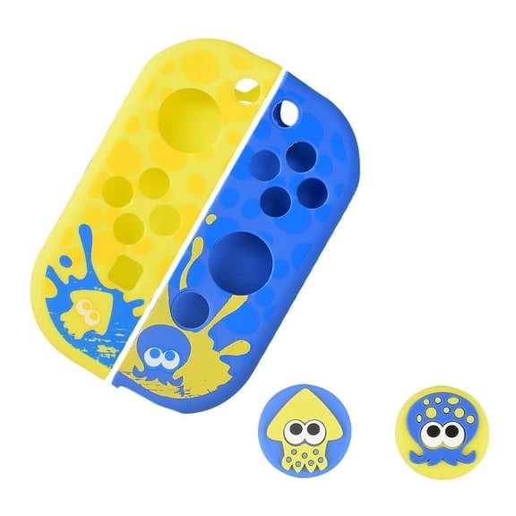 Themed Silicone Protective Cover Case for Nintendo Switch Joy-Con (Multiple Game Designs)