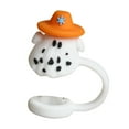 Themed Silicone Straw Cover Cap Cute 3D Topper For Cups And Bottles