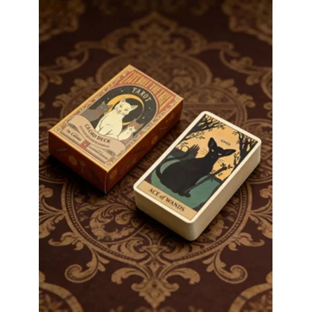 Themed Tarot Cards Deck for Beginners Fortune Telling Divination Spiritual Guidance Party Game Night Fun Gift