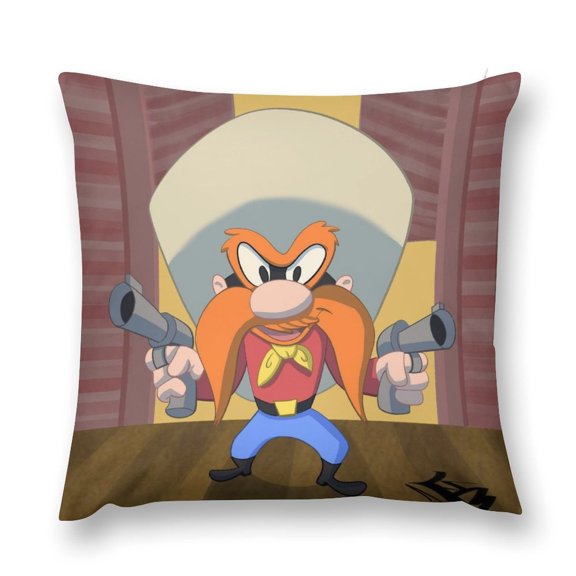 Themed plush velvet Pillow Cover Case Gifts Pillowcase Home Decorative Throw Cushion Birthday Present Fans Lover 18"X18"